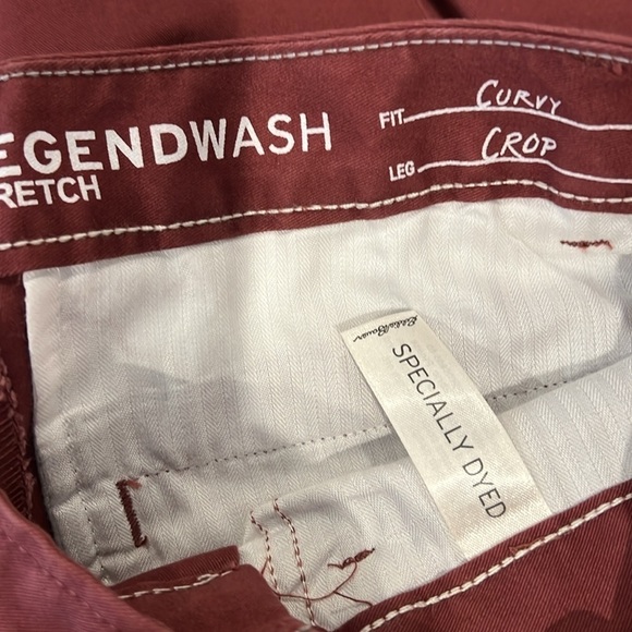 Women’s EDDIE BAUER Legendwash stretch curvy crop stretch jeans size P 2 - Picture 6 of 6